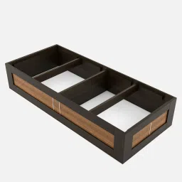 spacewood Kosmo Rex Single Bed in Natural Teak Finish with Box Storage image 3