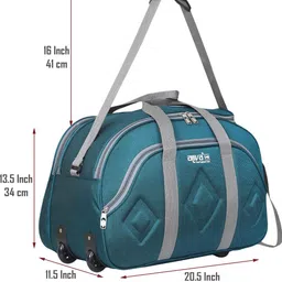 blue star luggage 50 L Strolley Duffel Bag - WDB 1172 - Blue - Regular Capacity image 4