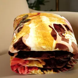 swikon star Self Design Single Mink Blanket for Heavy Winter image 3