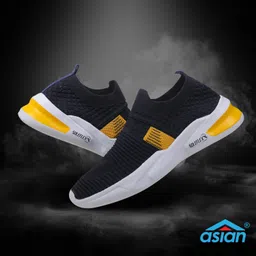 asian Hattrick-27 Navy Walking Shoes Walking Shoes For Men image 5