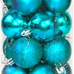 vital creations New_20 pcs 3 cm Blue Christmas Balls Christmas TreeT73 Balls Pack of 20-picture-36