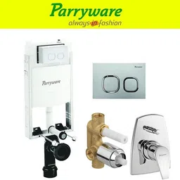 parryware Half Frame Concealed Cistern, with divater body upper edge set of 1 pic 338 Dual Flush Tank-picture-15