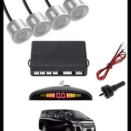 peeps store Car Premium 4 Silver Reverse Parking Sensor-AP25A351 Car Premium 4 Silver Reverse Parking Sensor-AP25A351 Parking Sensor-picture-25