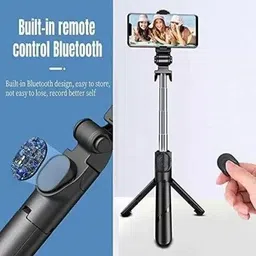 RENTOOR Portable Selfie Stick Tripod ,Reels making tripod with Bluetooth Remote Tripod image 5
