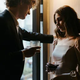 otak (Pack of 6) 1010_whiskey dancing glass vertical pack of - pack of 6 Glass Set Water/Juice Glass image 2