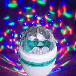 Bulb Magic Disco LED Light, LED Rotating Bulb Light Lamp Single Disco Ball image 2