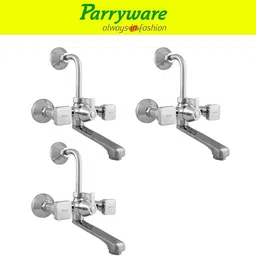 parryware Ritz Wall Mixer 2 in 1 with Overhead Shower Provision set of 3 pic 168 Wall Mixer with Overhead Shower Provision Wall Mixer Faucet-picture-31