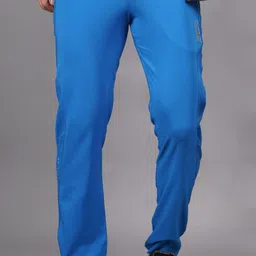 shiv naresh Men Solid Light Blue Track Pants-picture-27