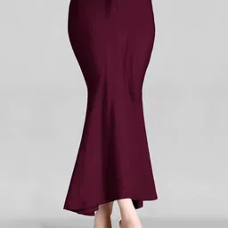 LEGANCY FASHION FISH CUT WINE S 4 Lycra Blend Petticoat image 4