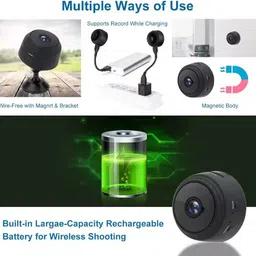 OSQD Best Hidden WiFi CCTV 2025 – Spy Cam 1080P HD with Audio Security Camera image 2