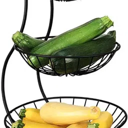 dhddecor FRUITBASKET001 Iron Fruit & Vegetable Basket image 2