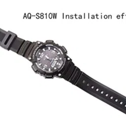 LUBA HIMT TPU+TPE Watch Band Strap suitable for Casios Aq-S810W Aeq-110 W-735H W-736H 18 mm Resin Watch Strap image 4