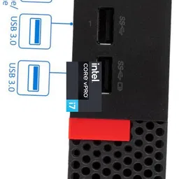 SAIRAM COMPUTER Core i7-6700 - ThinkCentre Micro Desktop [J69] Intel® Core™ i7 (6th Gen) [4 Cores, 8 Threads, 3.40 GHz] (32 GB RAM/Intel® UHD 530 4K Graphics/1 TB SSD Capacity/Windows 11 Pro) Mini Tower with MS Office-picture-16