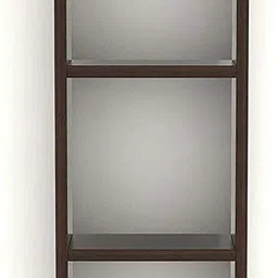 allie wood Wooden Walten for Home Office Study Room Engineered Wood Open Book Shelf image 2