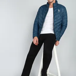 u.s. polo assn. Men Solid Puffer Jacket image 2