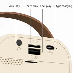 jsg PORTABLE K12 KARAOKE SPEAKER WITH MIC, RGB LIGHT, BLUETOOTH SPEAKER Microphone image 5