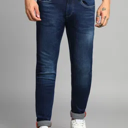 killer Men Skinny Mid Rise Dark Blue Jeans-picture-27