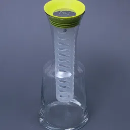 pasabahce Zestful 1.1 Ltr Glass Carafe with Lid & Ice Tube image 3