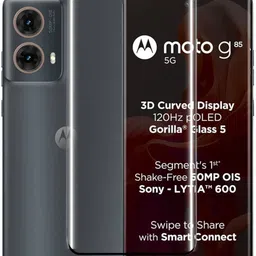 OSTALY Edge To Edge Tempered Glass for Moto G85 5G Curved Phone, MOTOROLA G85 5G, UV Glue Tempered Glass, 9H Hardness, Anti-Fingerprint, Anti-Scratch image 1