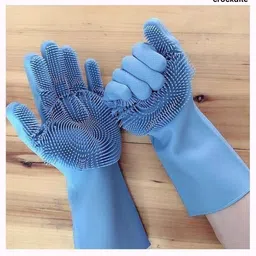Silicone Bristle Gloves for Home Use Wet and Dry Glove-image-55