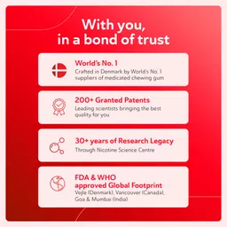 ryze Nicotine Gum 2mg Royal Paan (45 Gums) Smoking Cessations Smoking Cessations image 4