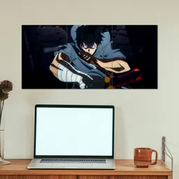 posters Jinwoo sung solo leveling Split Design printed poster set of 3 Photographic Paper image 5