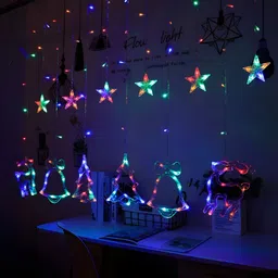 wbd 96 LEDs 3 m Multicolor Flickering Star Rice Lights-picture-10