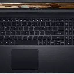 Saco Black,Silicone Skin Keyboard Protector Cover for Acer Travelmate TMP215-53 15.6 Inch Laptop (2022) Keyboard Skin image 2