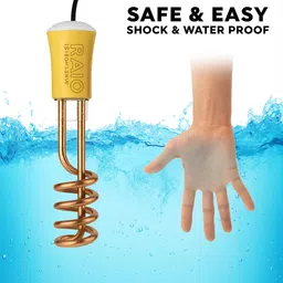 raio Heavy Material 100% Shock proof Imersion Rod 1500 W Shock Proof Immersion Heater Rod image 2