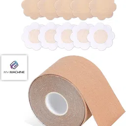 glocal web Breast Shaper & Lifter Boob Tape with 10 Nipple Pasties for Women R185 Nursing Breast Pad-picture-19