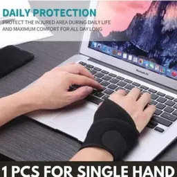 fitlogan Professional Wrap Band , Strap For Gym and Fitness Wrist Support image 5