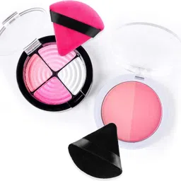 roodiles Triangular Pure Cotton Powder Puff Sponge with Strap – Washable Reuse Pack of 5 image 2