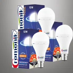 cromonik (Pack of 3)-Reliable Emergency 12W LED Bulb 4 hrs Bulb Emergency Light-picture-19