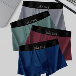 dasens Pack of 4 Solid Men Brief-picture-13