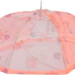 healthy sleeping Polyester Kids Washable Umbrella Type Printed Baby Mosquito Net image 2