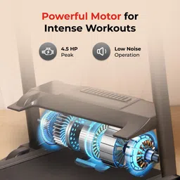 fitkit by cult FT200M 4.5HP Peak Max Weight: 110Kg & 12 Preset Program For Home Gym Treadmill image 3