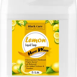 black care Lemon Handwash Liquid refill 5 L | Germ Protection | Soft Moisturized Hand Wash-picture-28