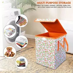 mteaser 40 L Orange Laundry Basket image 2