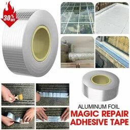 f8wares Single Sided Super Strong Butyl Sealant Sticky Tape Aluminium Waterproof Aluminum Tape (Manual)-picture-24