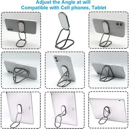 TECHGEAR Foldable 360° Rotation Cellphone Stand for Desk, Office Desktop,. Mobile Holder image 4