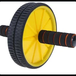aavomaa Double Wheel Ab Roller Gym For Exercise Fitness Equipment Workout Yellow Ab Exerciser-picture-31