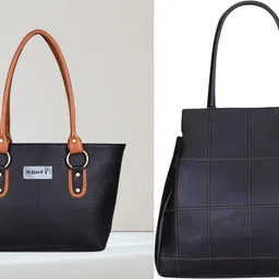 Women Black, Tan, Black Shoulder Bag-image-10