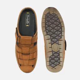 butello Half Sandal Leather Loafer Shoes Light|Comfort|Trendy|Premium Shoes Loafers For Men image 3