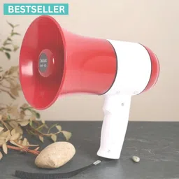 syara Handheld (Megaphone with Recorder) (Bhopu Talk Record Play) & Siren MusicWN215 Handheld (Megaphone with Recorder) Siren Music Loud Speaker for AnnouncingWN215 Outdoor, Indoor PA System-picture-19