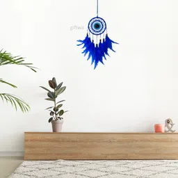 giftwa Handmade Evil Eye car & wall Hanging Wool Dream Catcher image 4