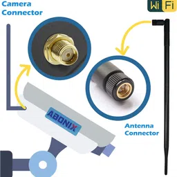 ABONIX 9 dBi WiFi Antenna with SMA Male Connector Compatible with IP Camera, Routers Antenna Amplifier image 3