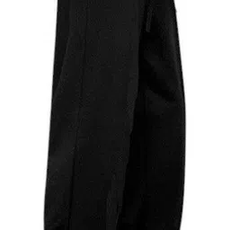 warcourt Men Loose Fit Black Cotton Blend Trousers image 4