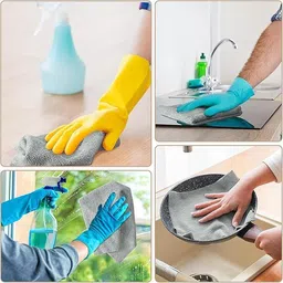 dr.vs Reusable Cleaning Cloth Roll – Eco-Safe Alternative to Paper Towels 25 * 25 cm Dry Microfiber Cleaning Cloth image 5