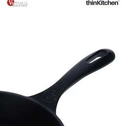 victoria Cast Iron Skillet. Small Frying Pan Seasoned with 100% Kosher Certified image 4