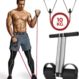 owlix Tummy Trimmer + Exercise Resistance Toning Tube gym equipment jim Fitness Ab Exerciser-picture-18